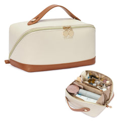 Telena bolsa maquillaje portátil con asa para transporte diario