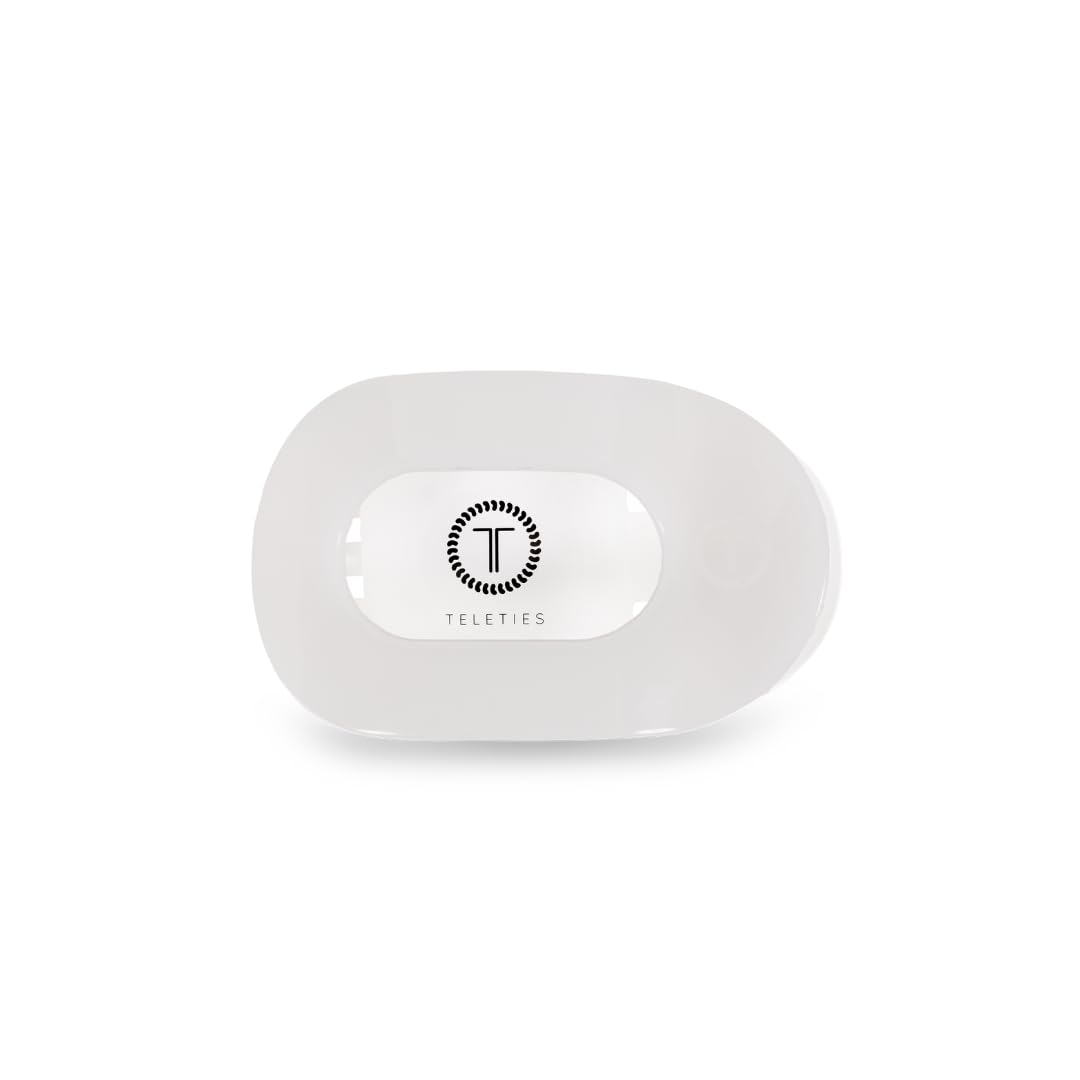 Teleties clip plano redondo para cabello suave con agarre estable durante yoga