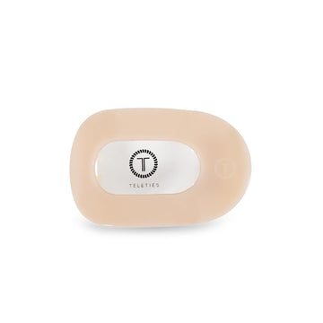 Teleties clip plano redondo con agarre fuerte para cabello grueso