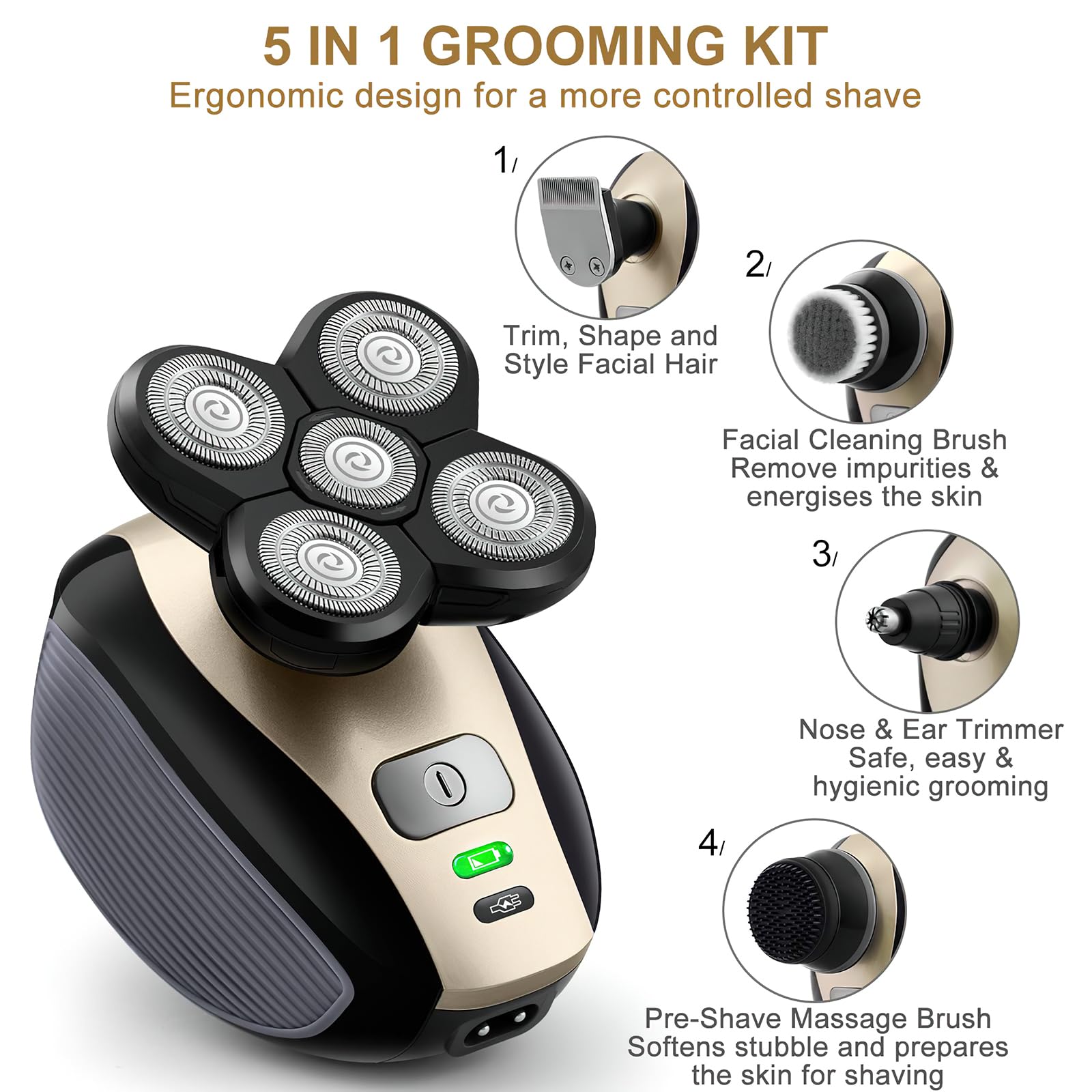 Telfun Upgrade ergonomic handle close-up highlighting comfortable grip