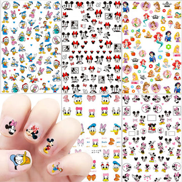 Temote pegatinas para uñas, diseños 3D, manicura rápida en casa