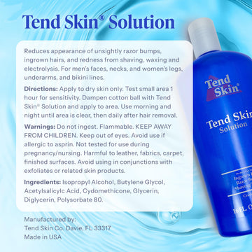 Tend Skin libre de crueldad, cuidado diario sin pruebas en animales