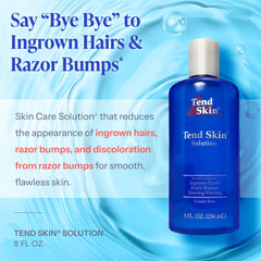 Solución Tend Skin para irritacion por rasurado: calma molestias y mejora textura.