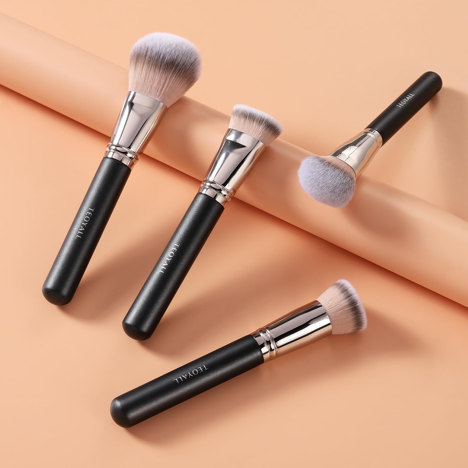 Brocha TEOYALL uso profesional para polvo, crema o líquido