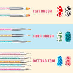 TEOYALL delineador de uñas, trazos finos y detalles precisos para nail art.
