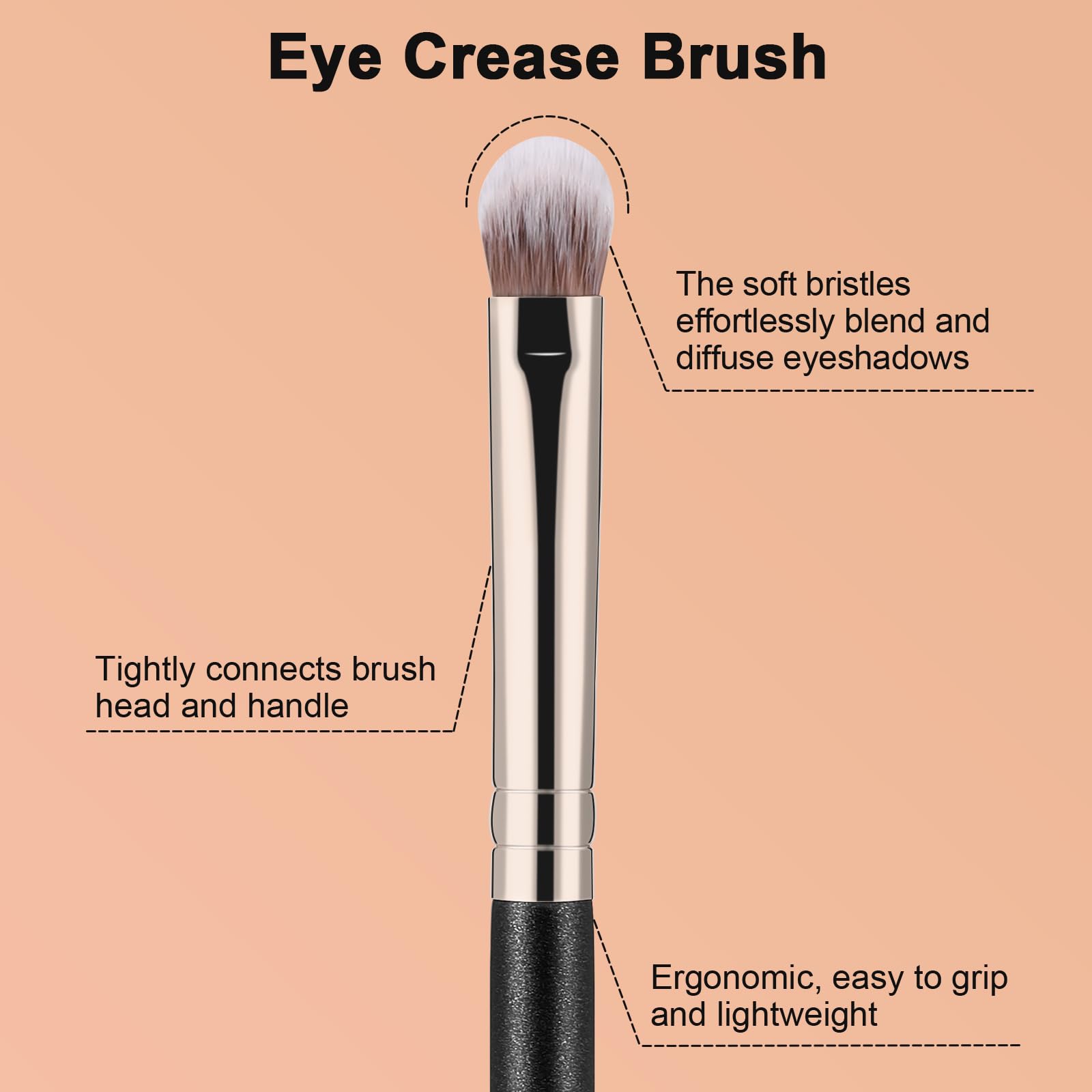 TEOYALL mango ergonómico para manejo cómodo durante maquillaje