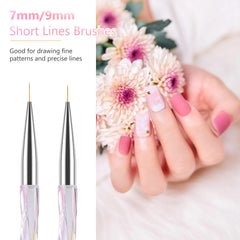 Pincel delineador TEOYALL de 11 mm para líneas finas y decoraciones.