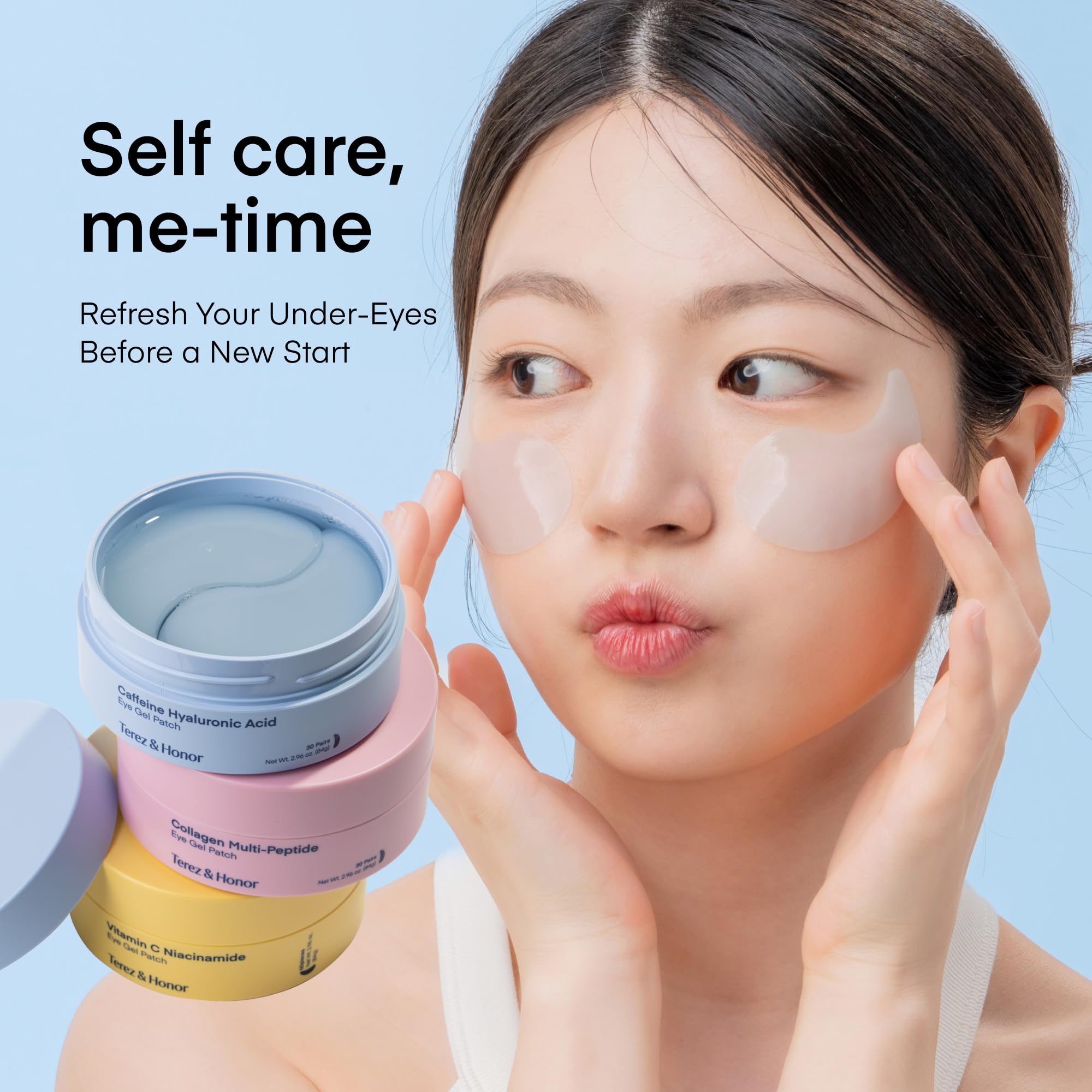 Parches de ojos TEREZ Y HONOR con ceramidas y aceites nutritivos