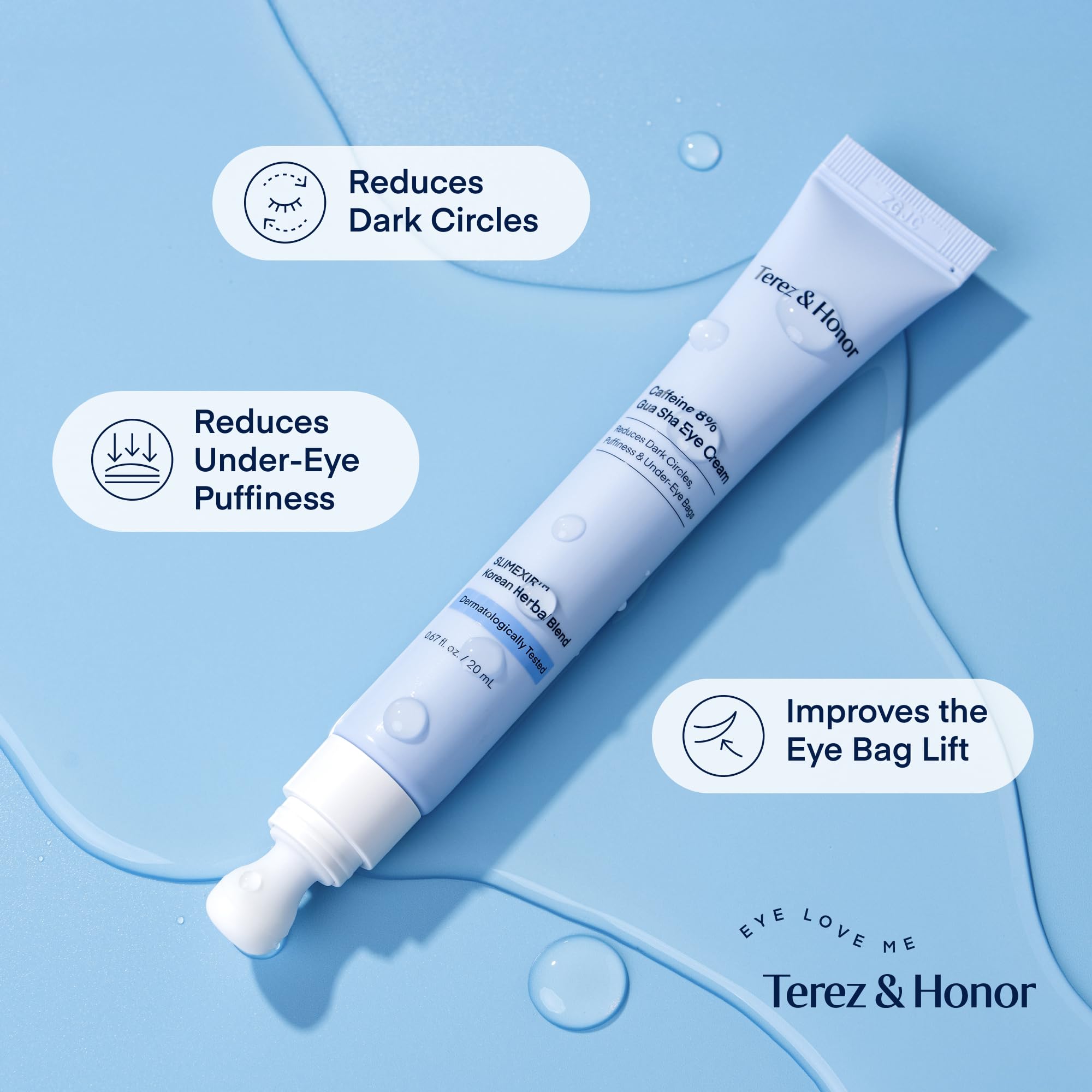 TEREZ Y HONOR aplicador Gua Sha de silicona para masaje refrescante