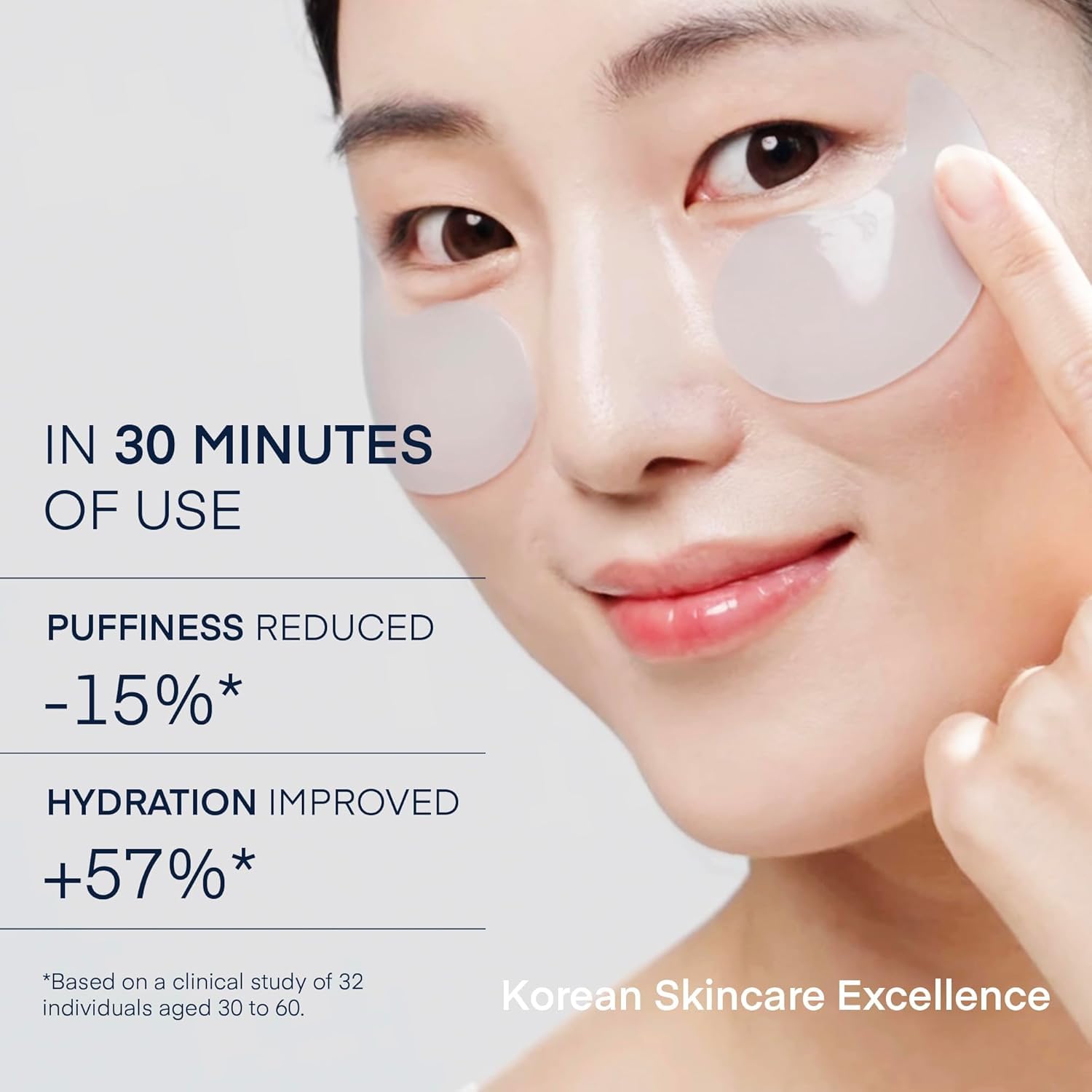 Patchs yeux hyaluronique TEREZ & HONOR pour hydrater en profondeur et lisser les ridules.