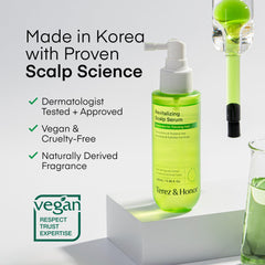 Tratamiento anti-caída de Terez & Honor para cabello más fuerte y menos caída.