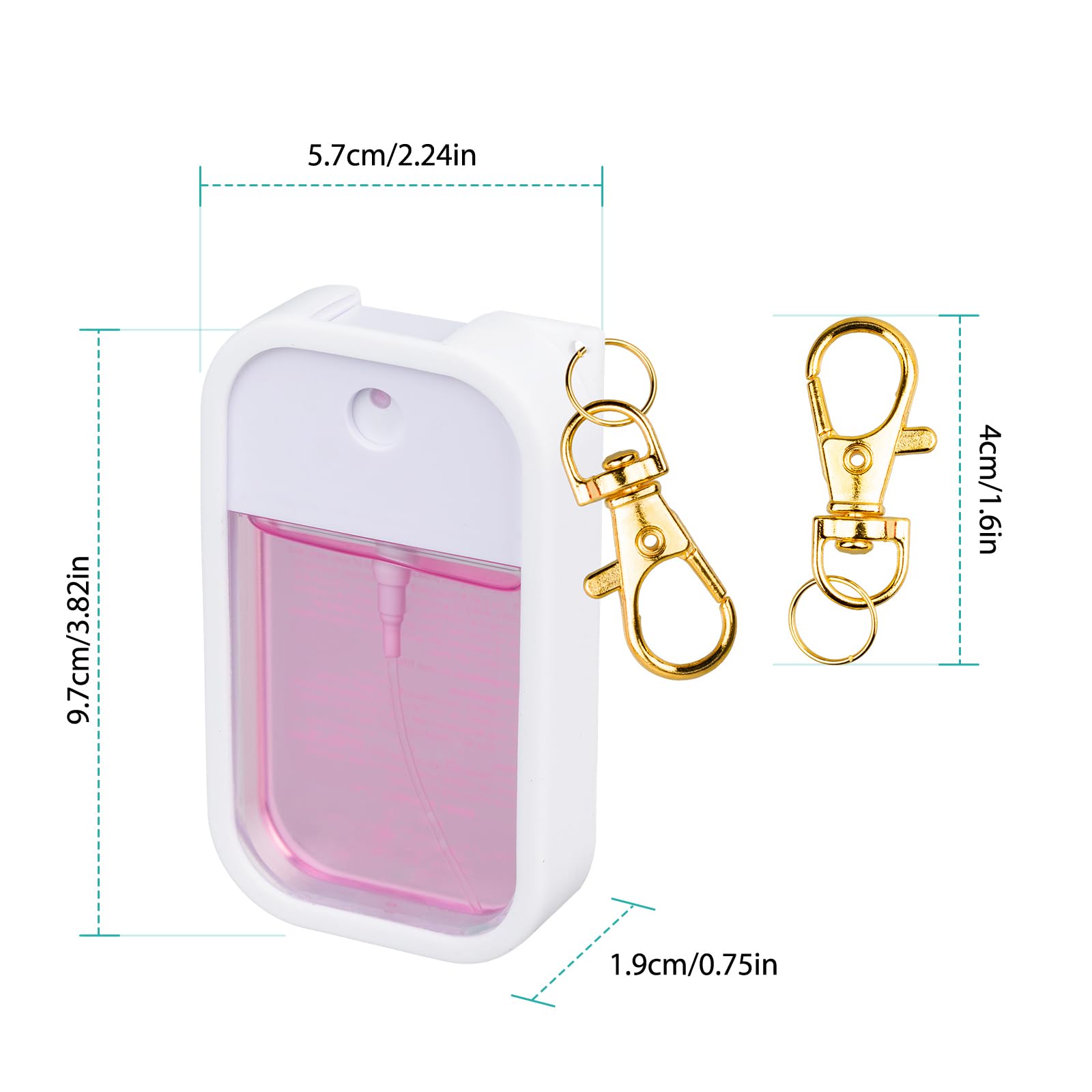 TERPINK experiencia diaria ligera y cómoda para llevar tu sanitizante en cualquier lugar