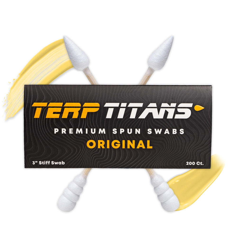 TerpTitans Original: limpia residuos pegajosos con control de líquido