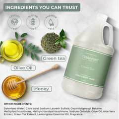 Terra Pure Fórmula Vegetal Libre de Parabenos para uso diario.