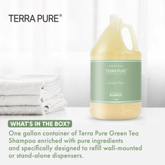 Dispenser comercial Terra Pure Hotel Shampoo listo para rellenar en hoteles