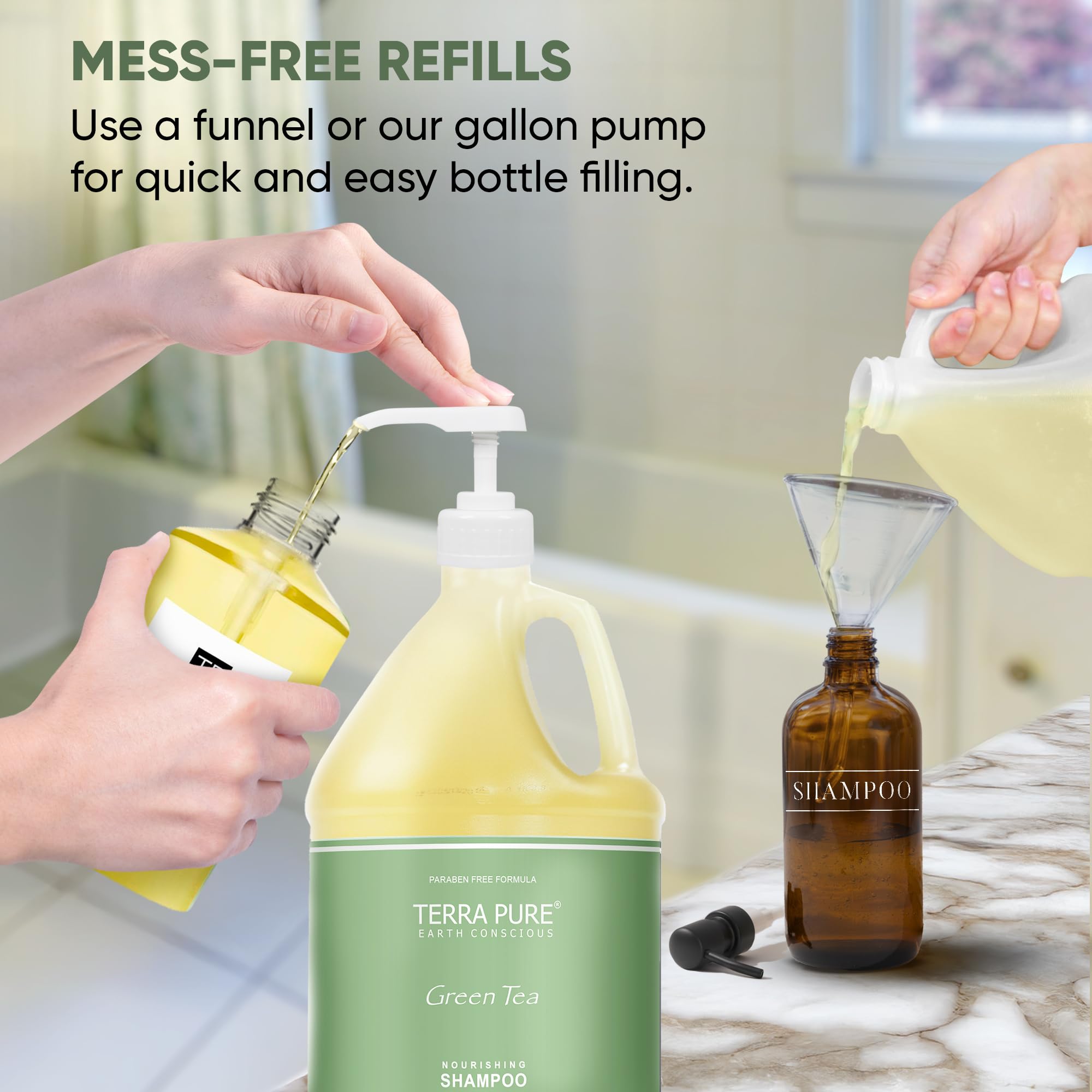 Envase ecológico Terra Pure con fórmula de té verde