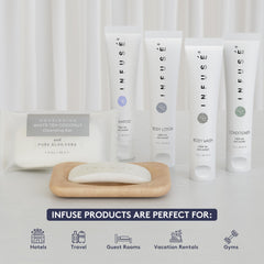 Terra Pure Infuse acondicionador mini: suavidad duradera para cabello durante viajes