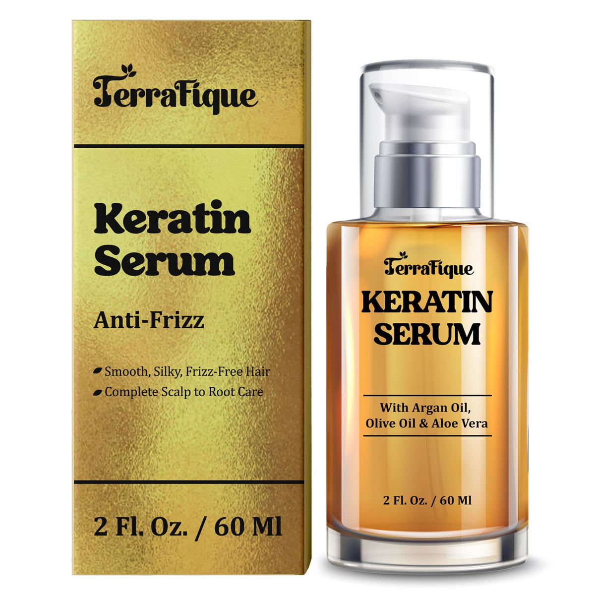 Terrafique keratina-serum-aplicacion suave que controla el encrespamiento