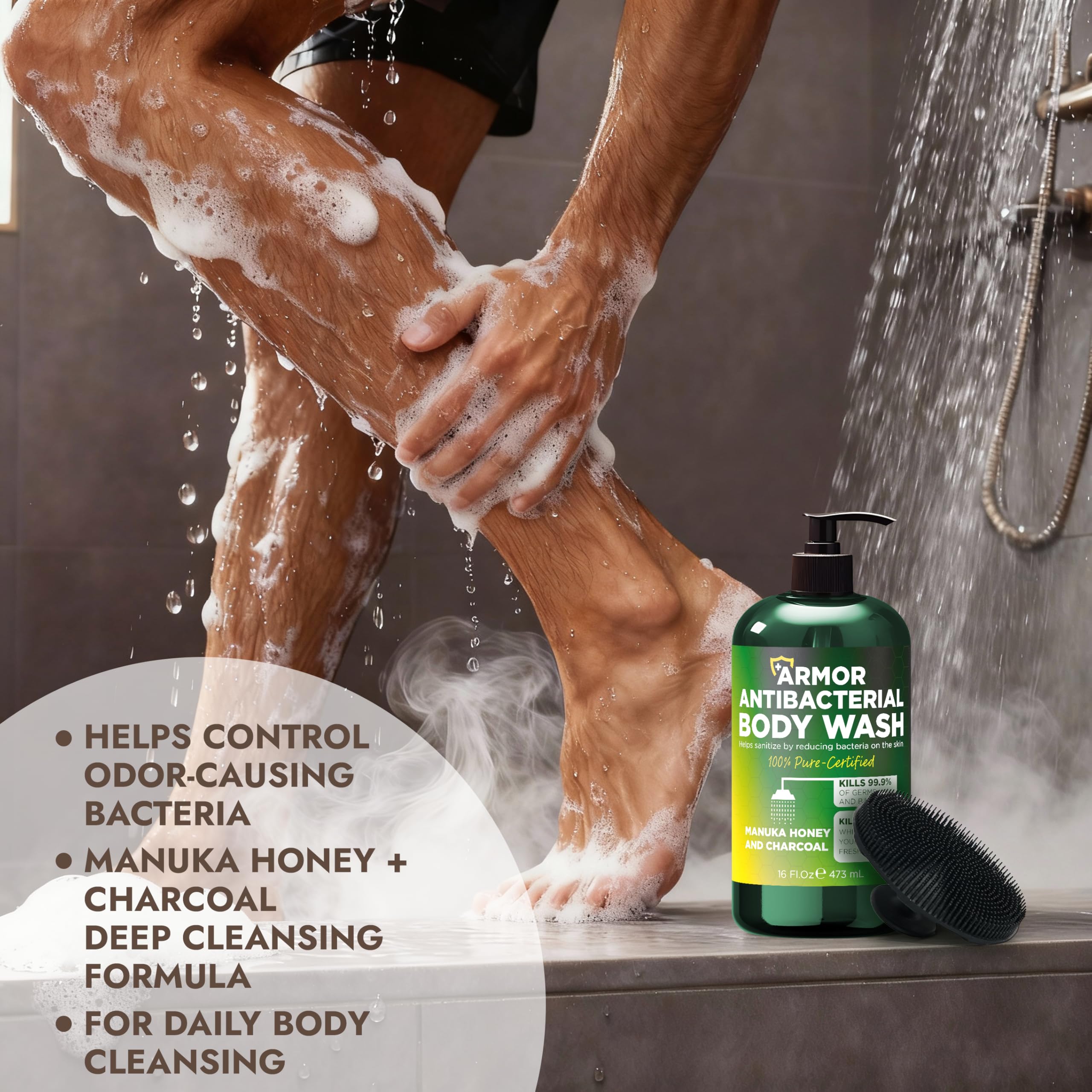Terramed Just Think Comfort contiene miel de Manuka y carbón activado para purificar poros.