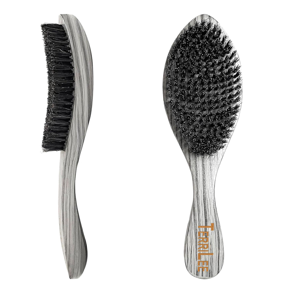 Terrilee cepillo ondas diseño ergonomico curvado ofrece agarre cómodo durante el uso.