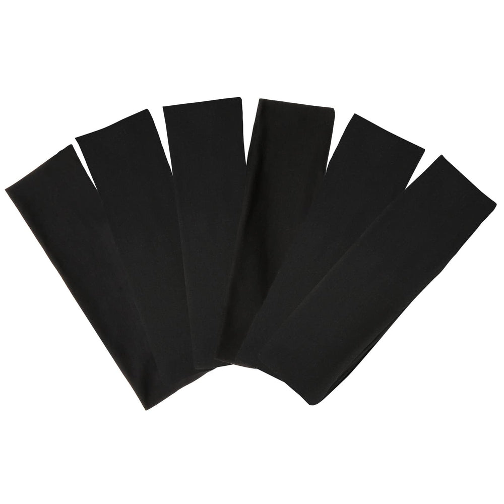 Diadema TERSE negra, tejido suave, perfecto para cabello corto y uso diario.