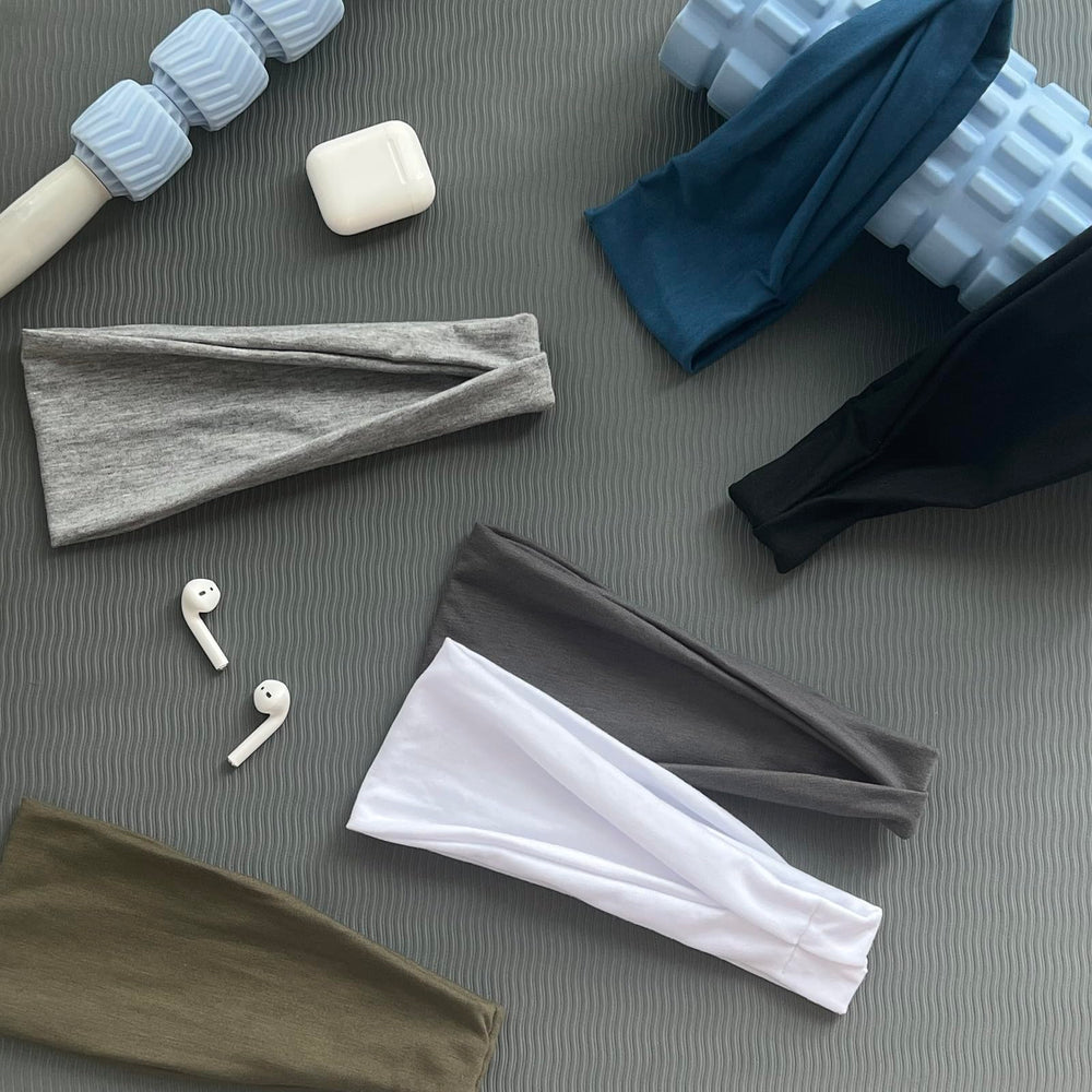 Cintas TERSE para entrenamiento: absorbe sudor y mantiene la cara despejada.