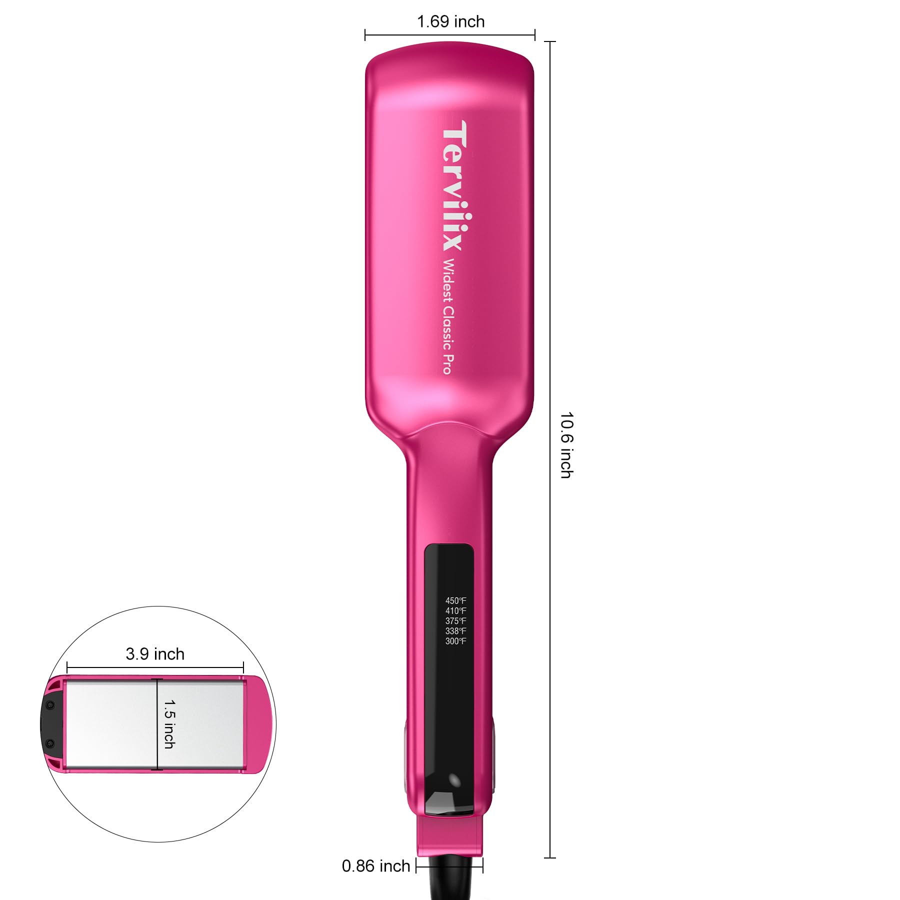 Terviiix diseño en rosa para un estilo elegante y cómodo.