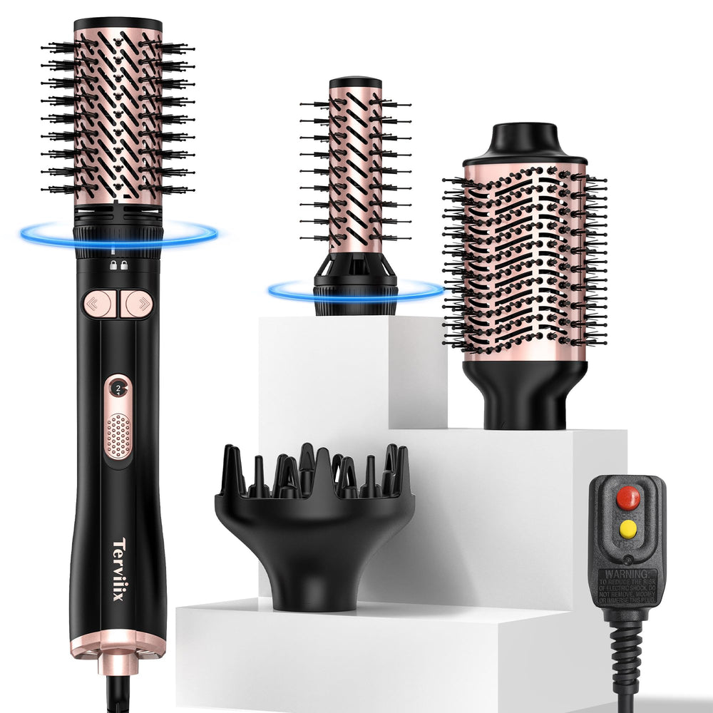 Terviiix kit 4 en 1 con cepillos rotatorios para voluminizar y dar forma