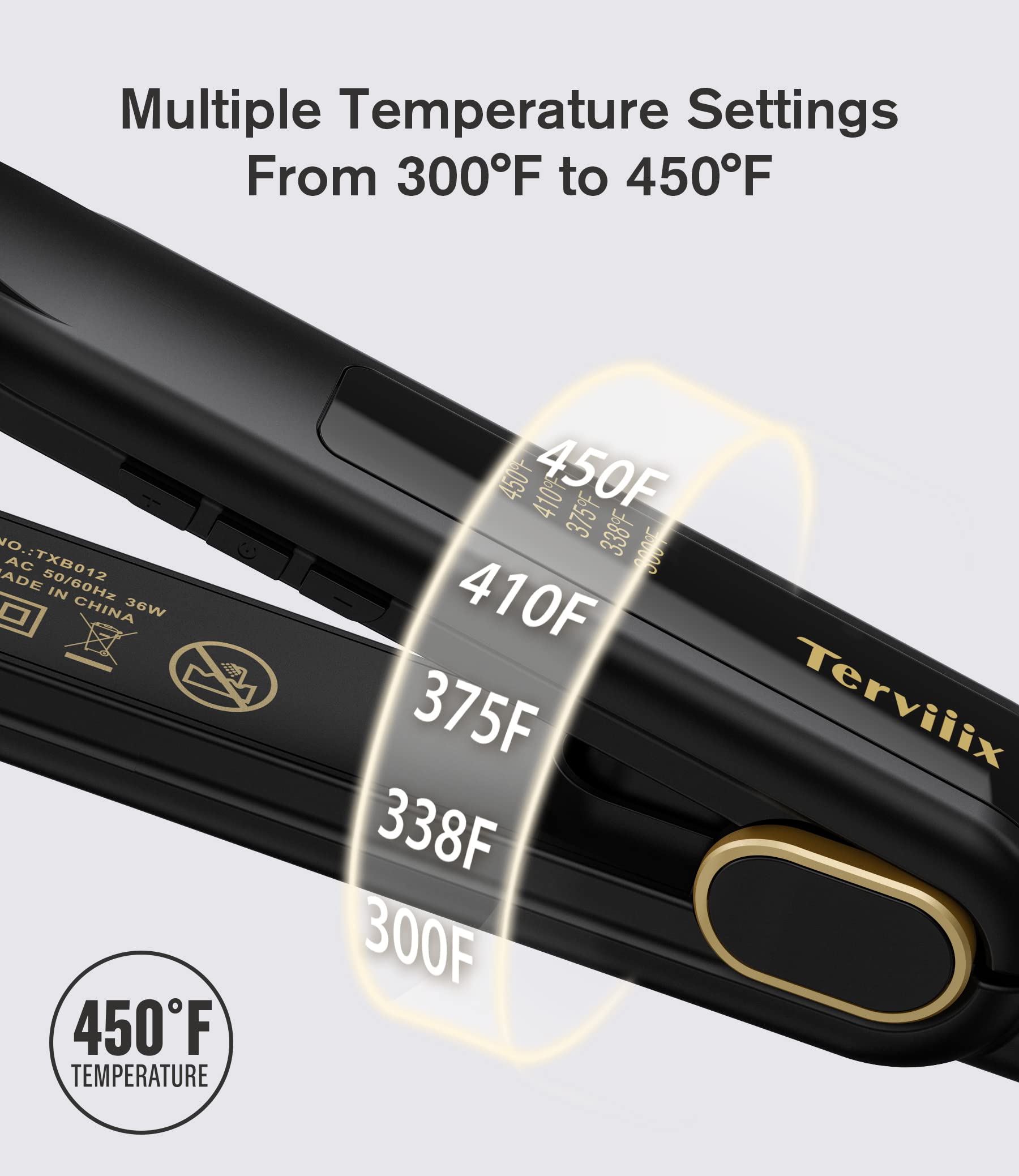 Plancha ligera de Terviiix ideal para retoques en cualquier lugar