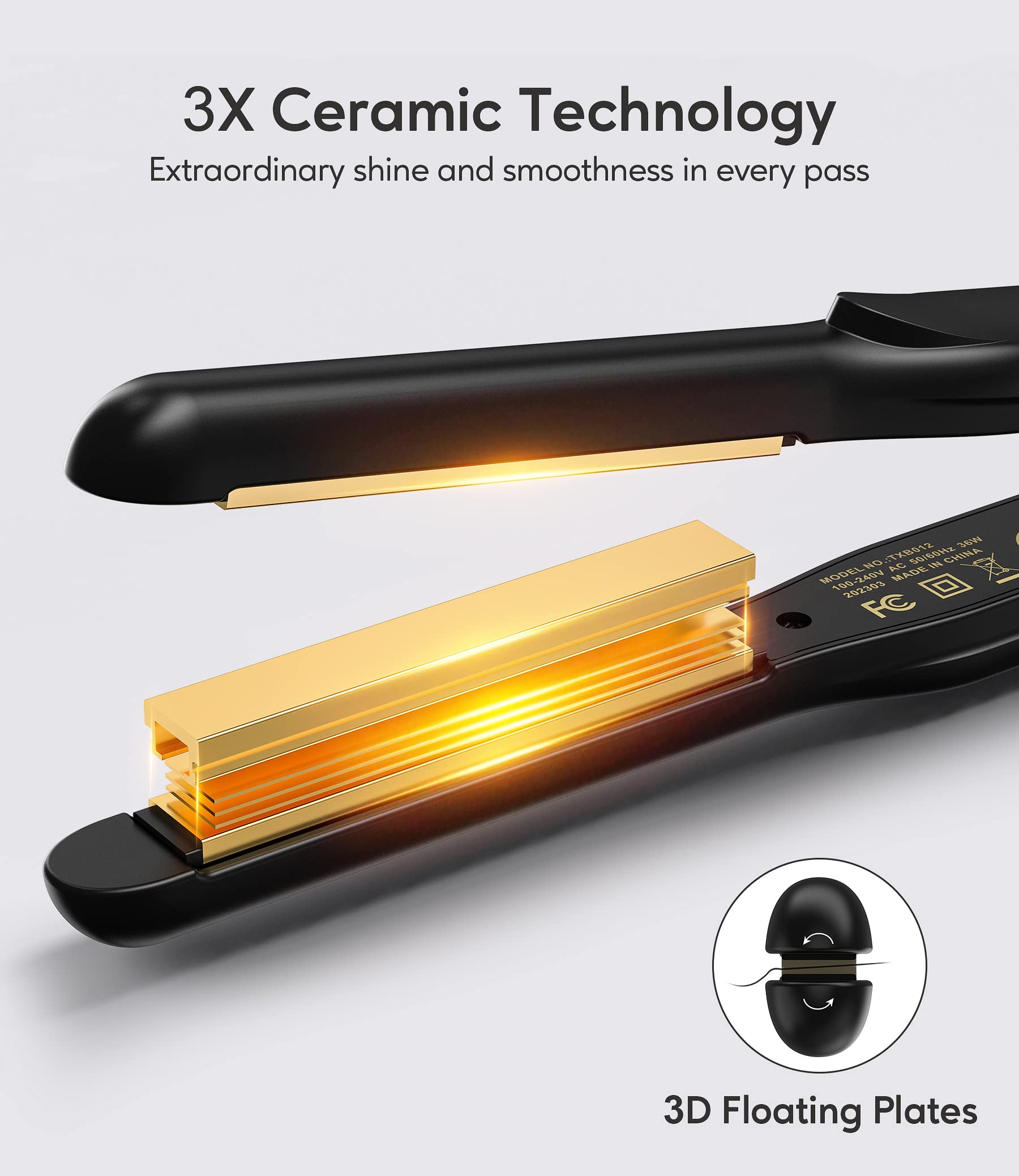 Terviiix plancha con voltaje dual 100-240v para viajes internacionales
