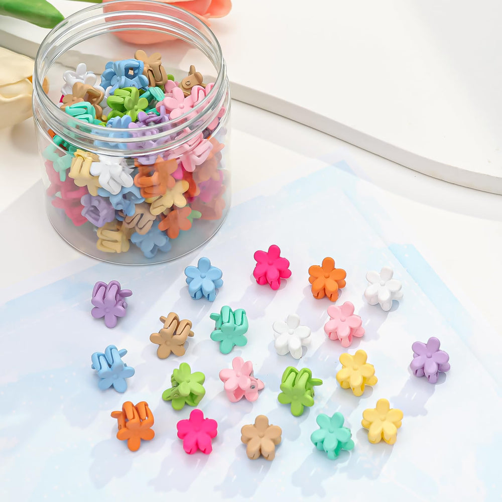 Tetizo clip flor mini talla pequena: ideal para cabellos finos o gruesos.