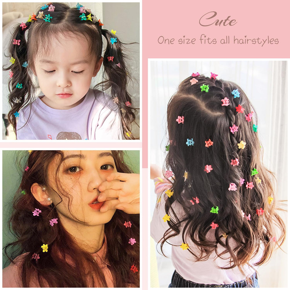 Clips flor mini Tetizo para estilos cotidianos y días de fiesta.