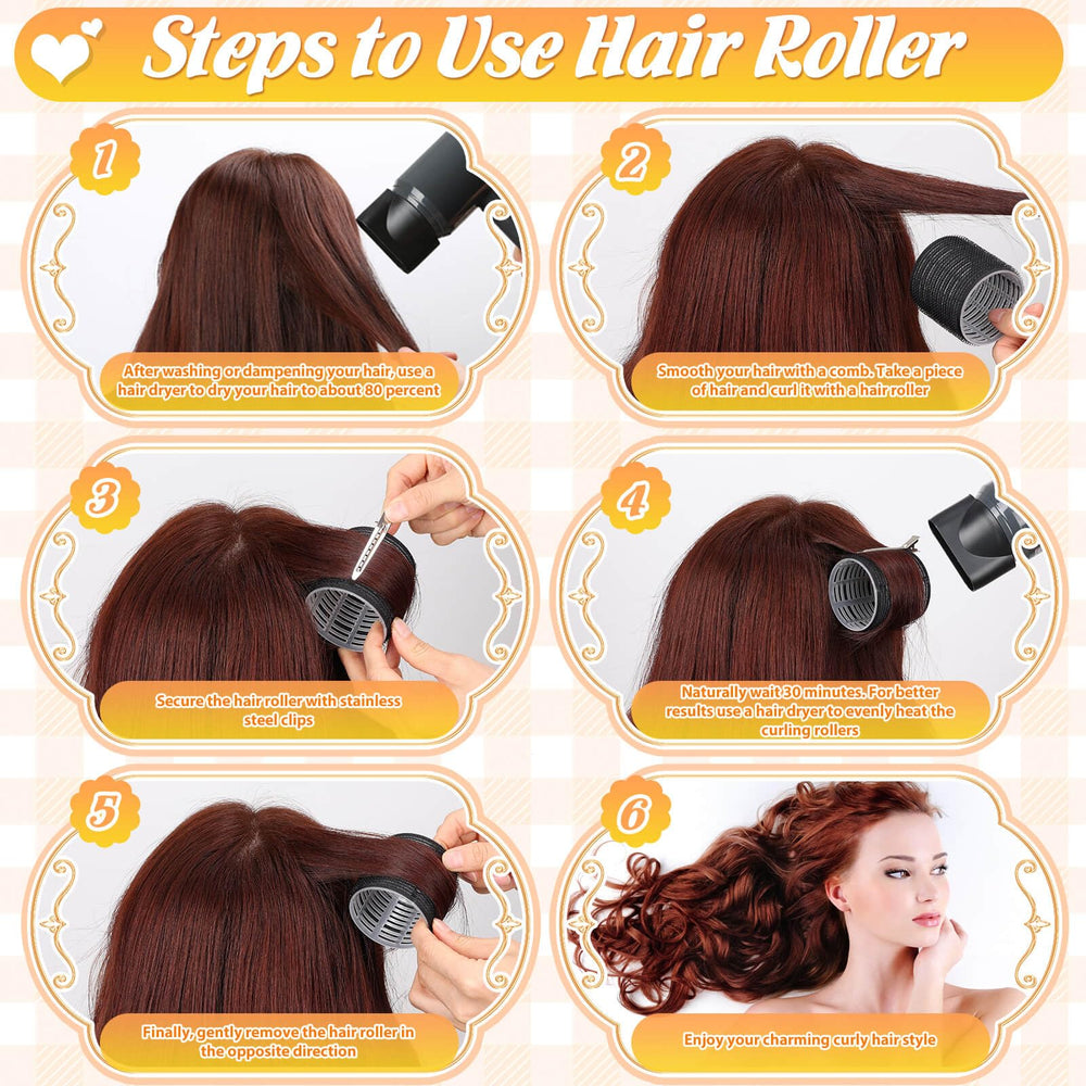 Tetutor rodillos para pelo tamaño S, ondas suaves y rápidas.