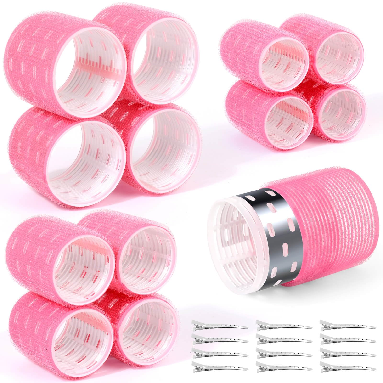 Tetutor rodillos termicos jumbo de 63mm para volumen y rizos duraderos.