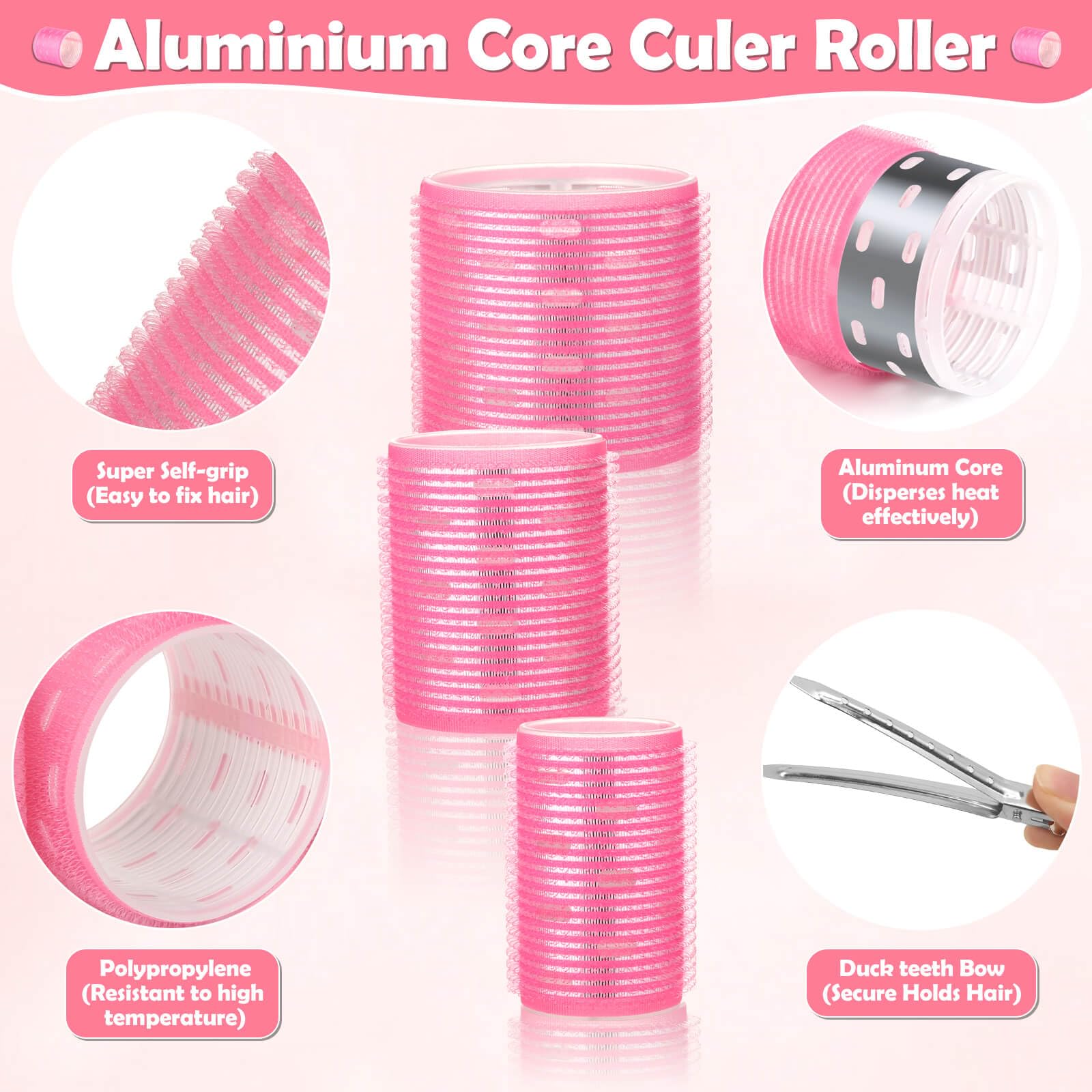 Tetutor rodillos termicos medianos 36mm para rizos definidos.