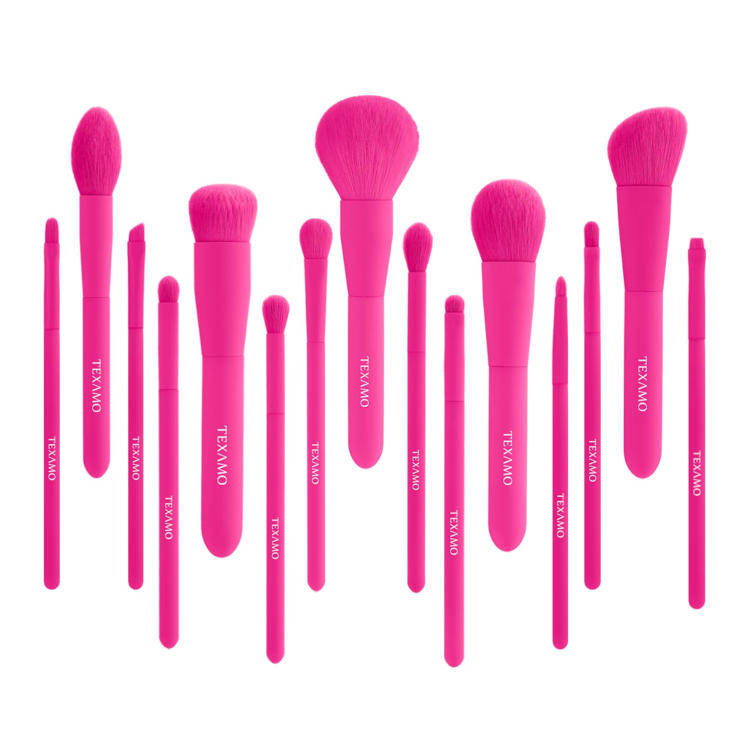TEXAMO conjunto de brochas 15 piezas: precisión para un acabado profesional.