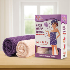 Textila Stores toalla turbante rosa, reduce el frizz durante el secado.