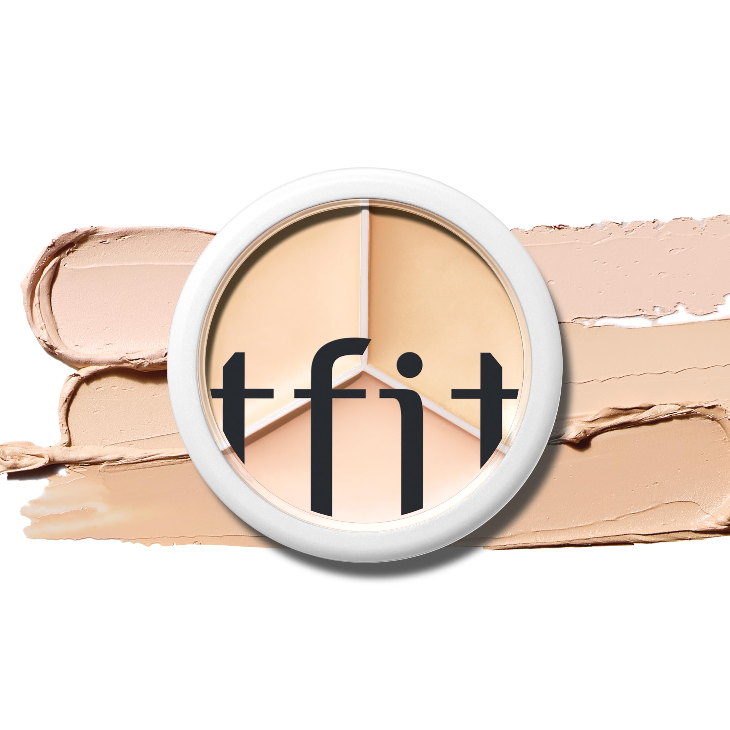 TFIT paleta correctores 3 en 1, empaque visible para retoques y cobertura natural.