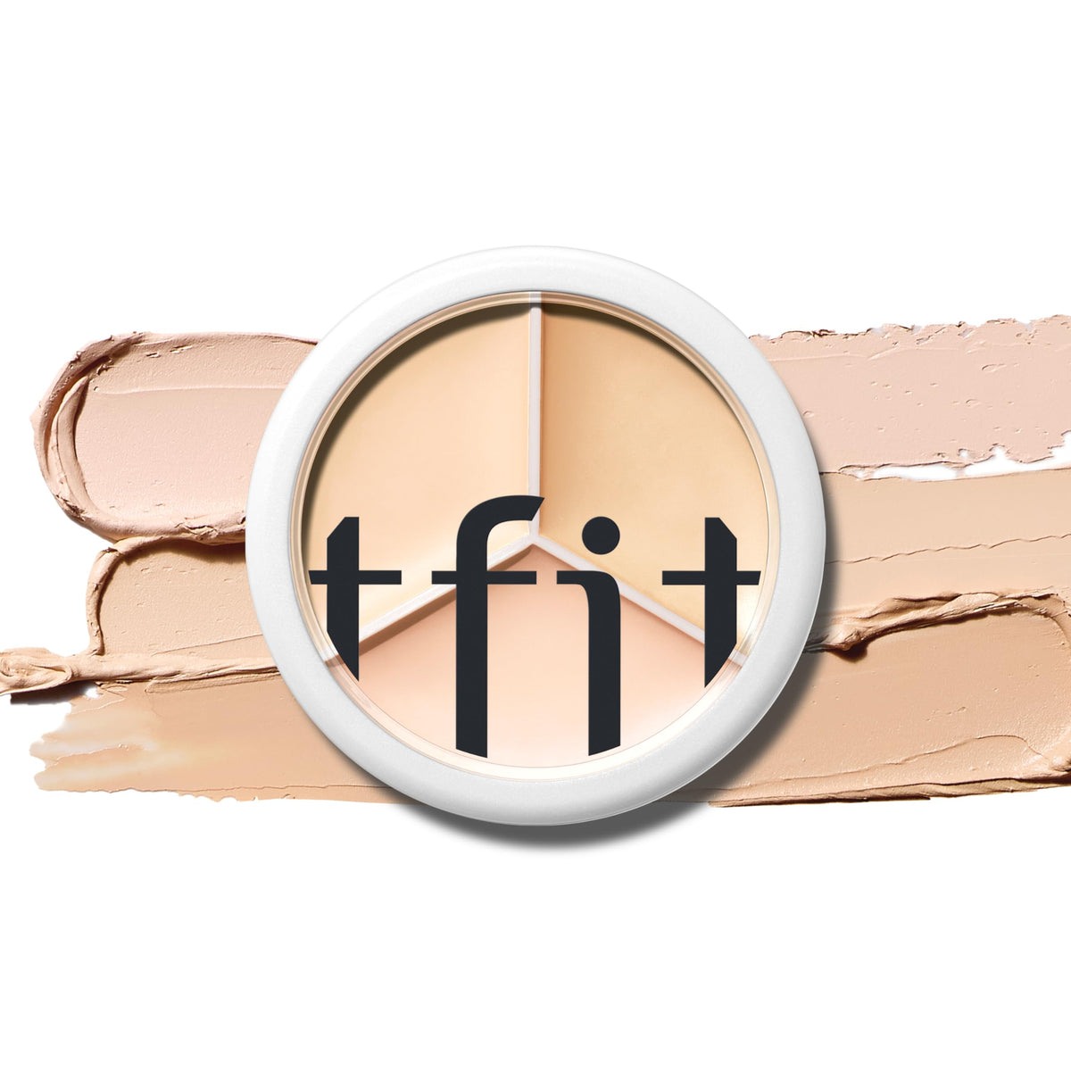 TFIT paleta correctores 3 en 1, empaque visible para retoques y cobertura natural.