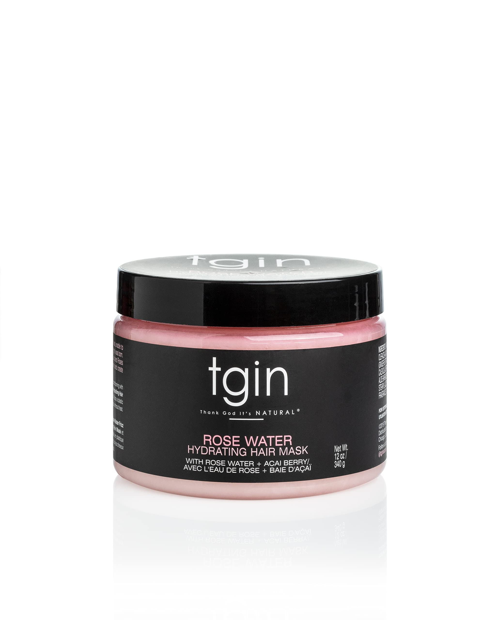 tgin mascarilla rosas en botella, hidrata y define rizos