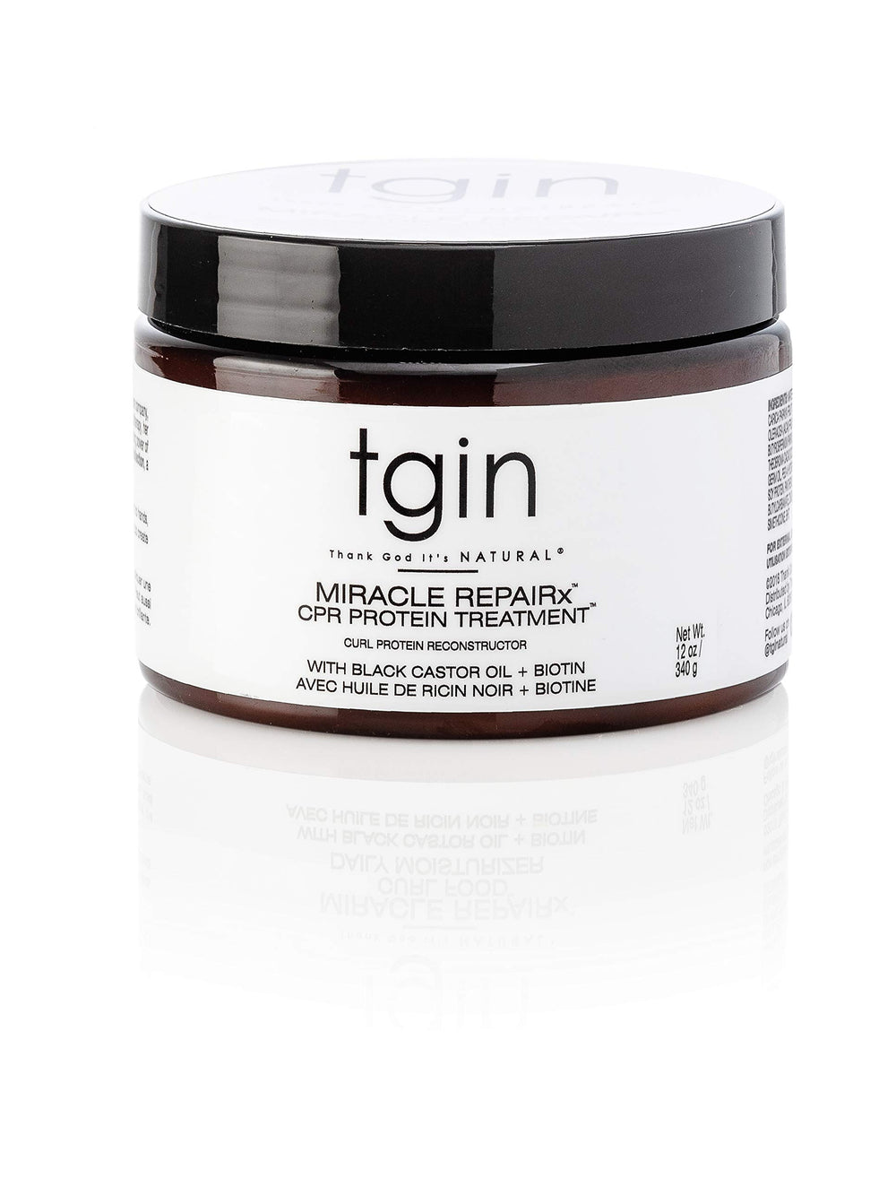tgin Miracle RepaiRx: botella del producto que fortalece el cabello y favorece un cuero cabelludo saludable