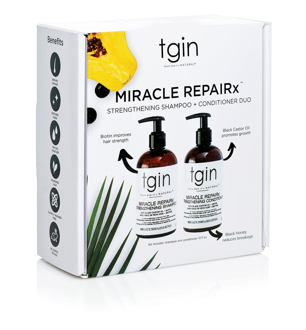 tgin Miracle RepaiRx acondicionador tubo, hidratación ligera para cabellos rizados