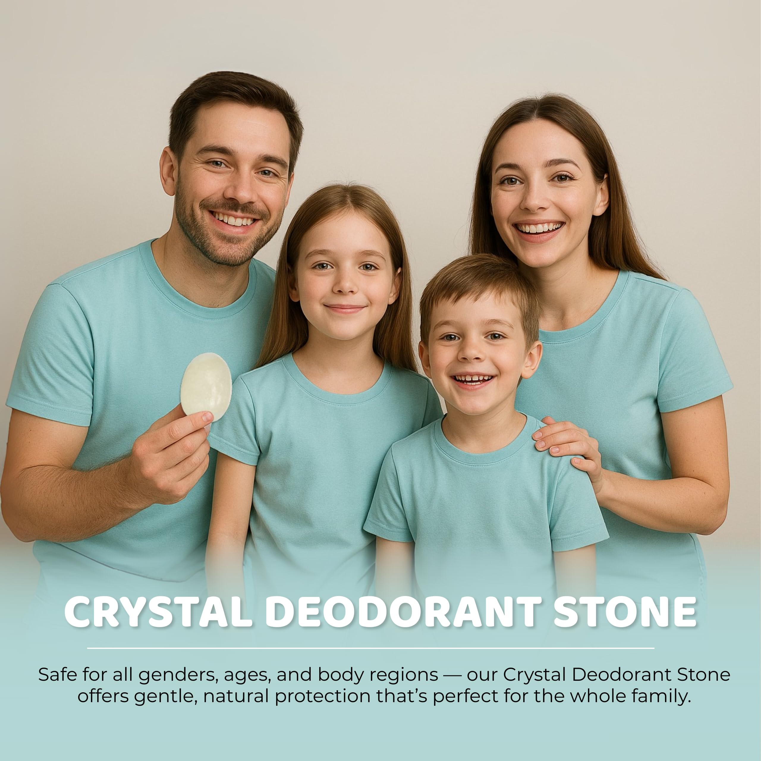 Thai Deodorant Stone limpieza rápida tras ducharse para piel limpia