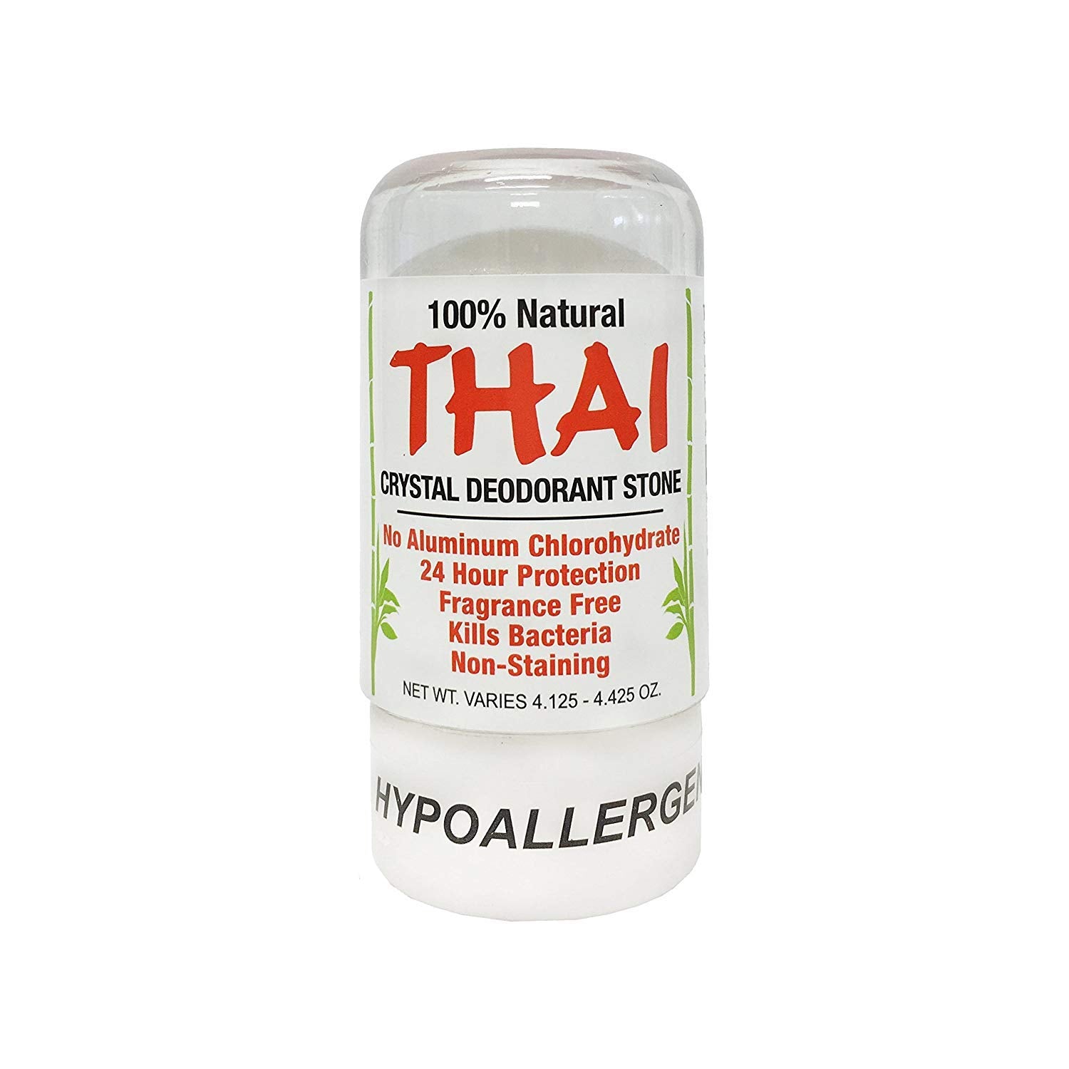 Thai Deodorant Stone: piedra cristal desodorante para controlar el olor diario sin aluminio.