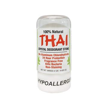 Thai Deodorant Stone: piedra cristal desodorante para controlar el olor diario sin aluminio.