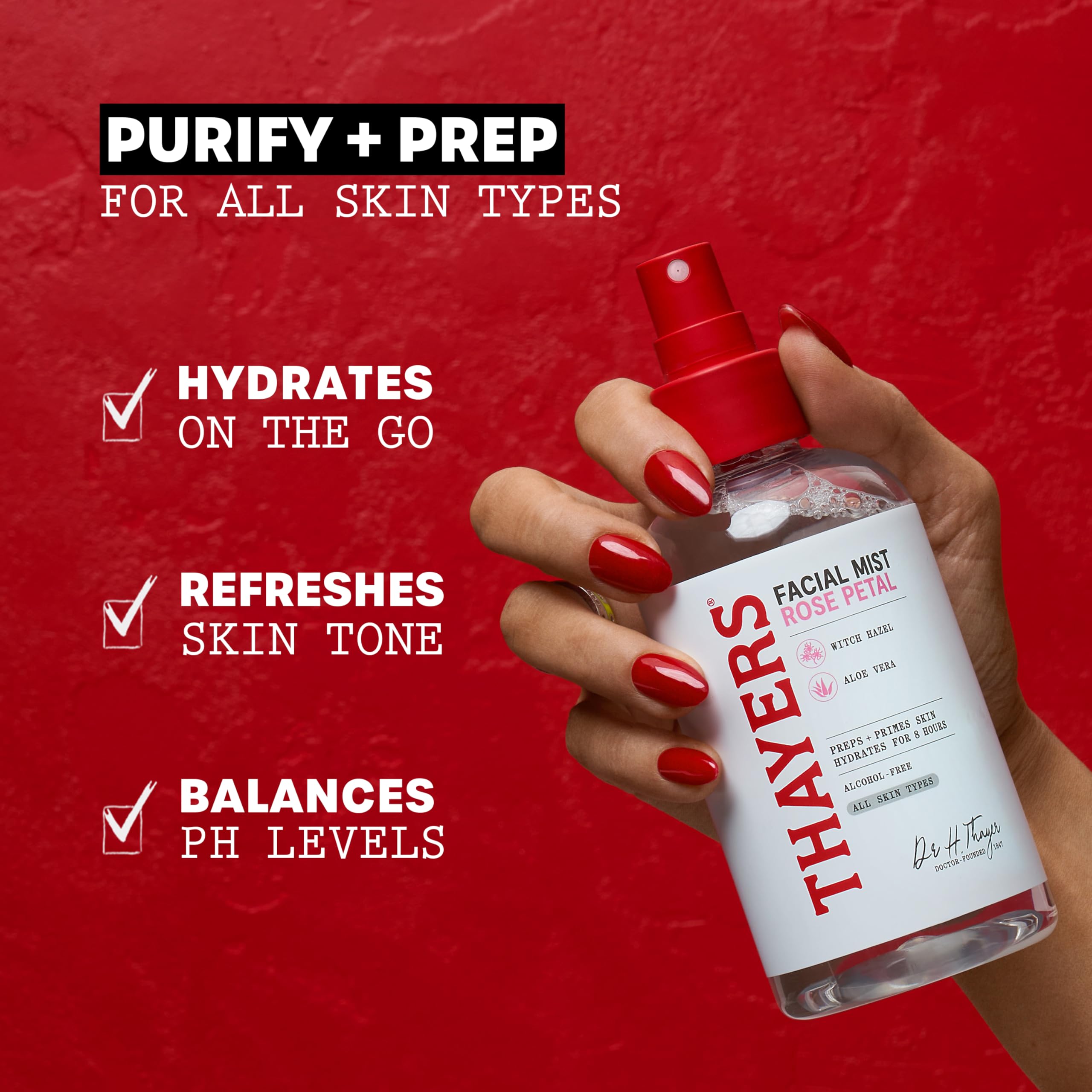 THAYERS aloe vera ingrediente clave, calma y rehidrata la piel