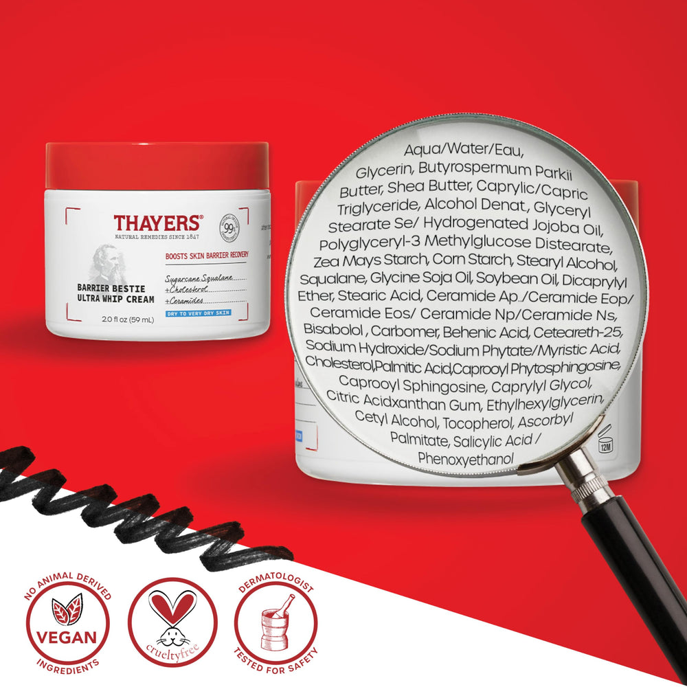 THAYERS aplicación diaria en rostro para hidratación
