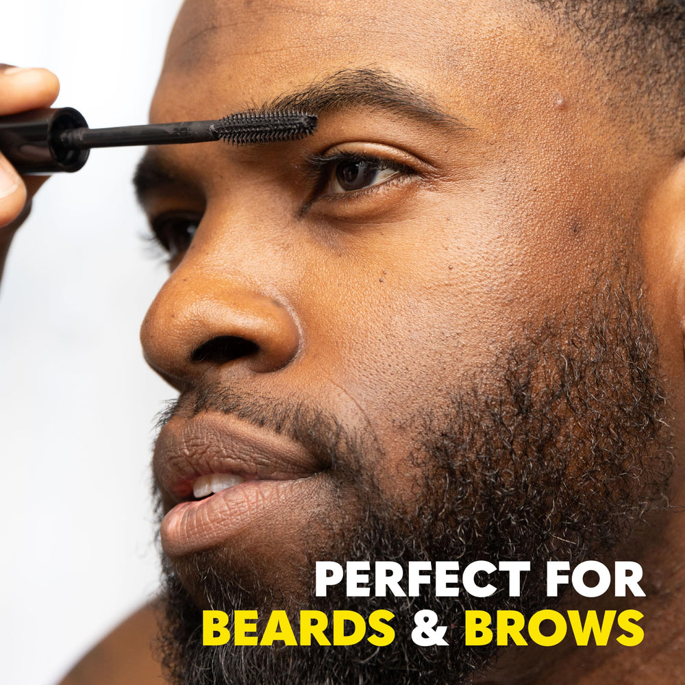 The Beard Club 1 Day Dye swatches resist water and sweat during daily activities