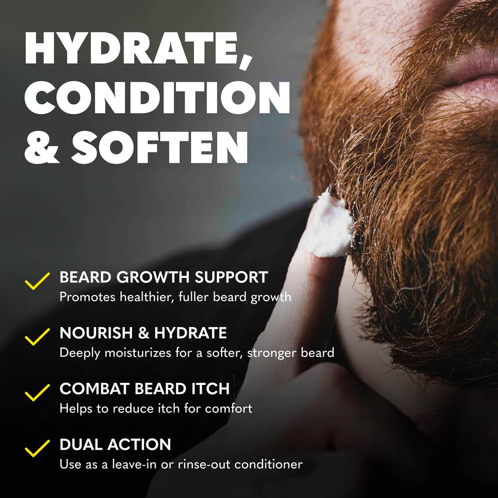 The Beard Club hidratación profunda para barba con aroma de sandalo y jengibre