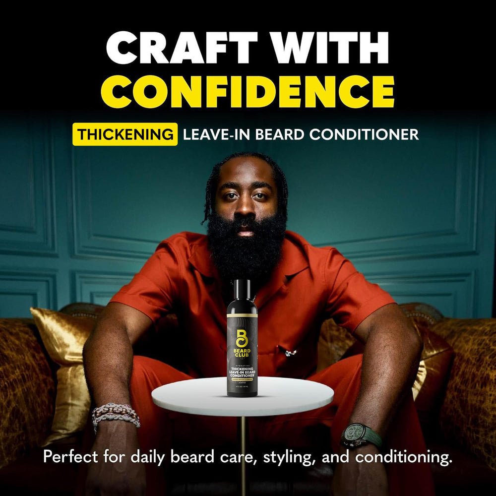 The Beard Club suavidad y textura suave para barba de cualquier longitud